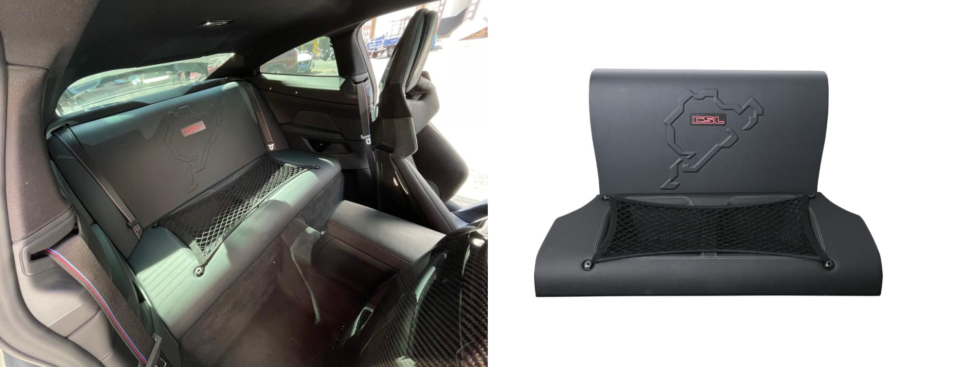 G8X M2 M3 M4 CSL Rear Seat Removal Kit (Genuine leather exterior)