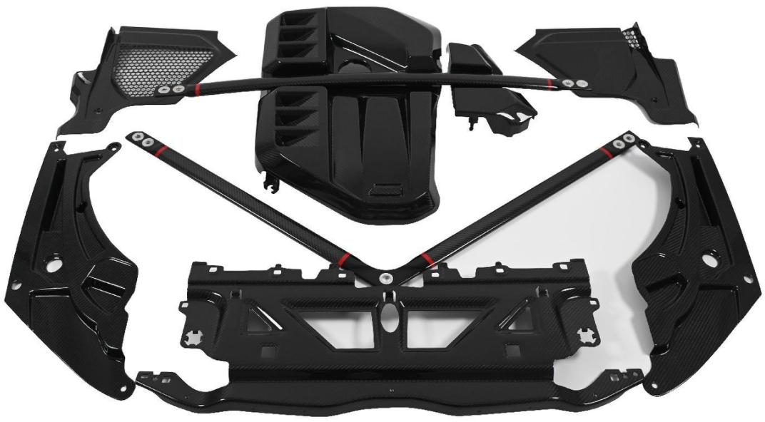 G8X S58 M2 M3 M4 Engine Cover Trim Set – Bauteil